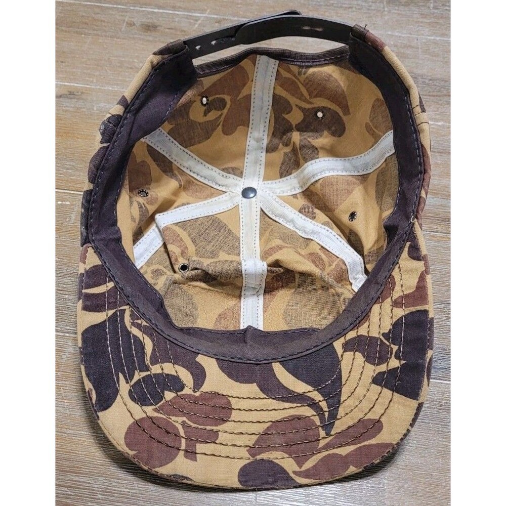 LEVI GARRETT Patch Hat Camo Snapback Made In USA Chewing Tobacco Swingster Cap - Picture 6 of 6